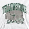 Men's Yellowstone National Park State Line Crewneck Sweatshirt - 2 of 4