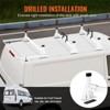 VEVOR Trailer Ladder Rack, 54" 3 Crossbars Ladder Roof Rack, Heavy-duty Steel Van Roof Rack, 800 lbs Capacity Van Ladder Rack, White - 4 of 4