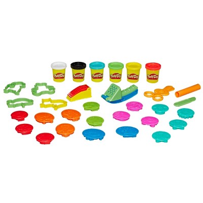 Play-Doh Classic Canister Retro Set 6 Non-Toxic Colors Great Easter Basket Stuffers Toys