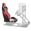 Dolonm Universal PVC Bucket Racing Seat with PU Leather, Adjustable Reclinable Sport Simulator Chair for Gaming - 2 of 4
