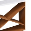 Kumasinova 70.87" Farmhouse Entryway Table with X-Brace Design,Wood Console Table with Storage,Hallway Table for Entrance,Living Room,Foyer - 4 of 4