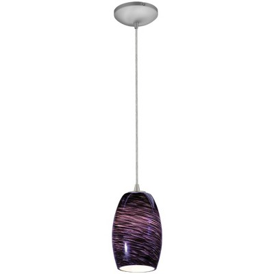 Access Lighting Chianti 1 - Light Pendant in  Brushed Steel