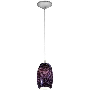Access Lighting Chianti 1 - Light Pendant in  Brushed Steel - 1 of 1