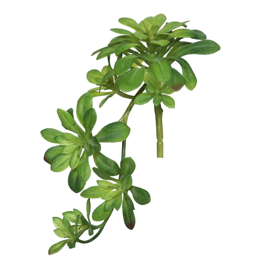 Vickerman Artificial 3pk Aeonium Spray 11": Indoor Polyester Succulent, Decorative Faux Floral Sprays