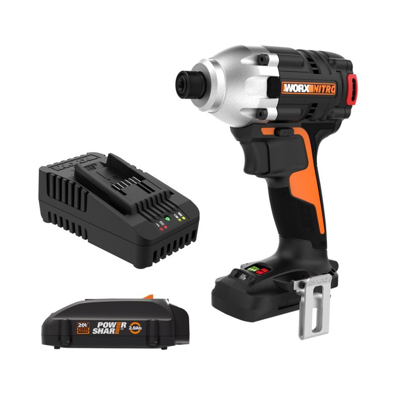 Worx WX261L 20V Power Share Brushless Impact Driver, 1 of 12