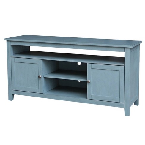 Teal tv store stand target