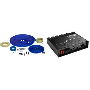 AudioControl LC-1.800 High-Power Mono Subwoofer Amplifier with Accubass with 4GA OFC Pure Copper Wiring Kit - 1 of 4