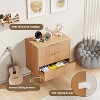 Fluted Dresser for Bedroom with Drawers, Wooden Chest of Drawers with Metal Handle - 3 of 4