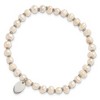 Chisel Stainless Steel Polished 5.5mm Freshwater Cultured Pearl Beaded Stretch Bracelet - 3 of 3