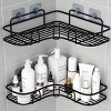 Wall Mounted Bathroom Shelf, Shower Caddy Rack, No Punching Triangle Storage Rack For Bathroom Kitchen, Bathroom Accessories - 2 of 4
