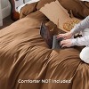 Bedsure Duvet Cover Set – Soft Double Brushed Bedding with Zipper Closure, Available in Multiple Sizes and Colors - 3 of 4