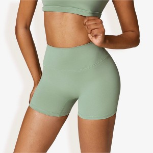 Anna-Kaci Women's High Waist Athletic Shorts Compression Fit with Seamless Design - 1 of 4