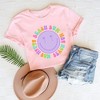 Simply Sage Market Women's Beach Bum Circle Smiley Short Sleeve Graphic Tee - 2 of 2