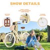 Gulches Steel Frame,Multiple Colors, for 10+Years Old Girls Bike,24 inch wheel - 2 of 4