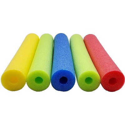 Fixfind 52" Hollow Foam Pool Swim Noodle - 5pk : Target