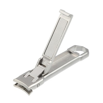 Unique Bargains Stainless Steel Nail Clippers Portable incisive Nail Clipper for Nail Care Silver Tone 1 Pc