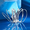 Ross-Simons Italian Sterling Silver Jewelry Set: 7 Assorted Texture Bangle Bracelets - 4 of 4