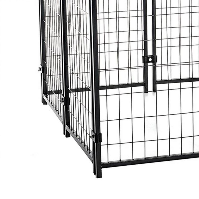 Lucky Dog 4' x 4' x 4.5' Covered Wire Dog Fence Kennel Pet Play Pen (2 Pack), 5 of 7