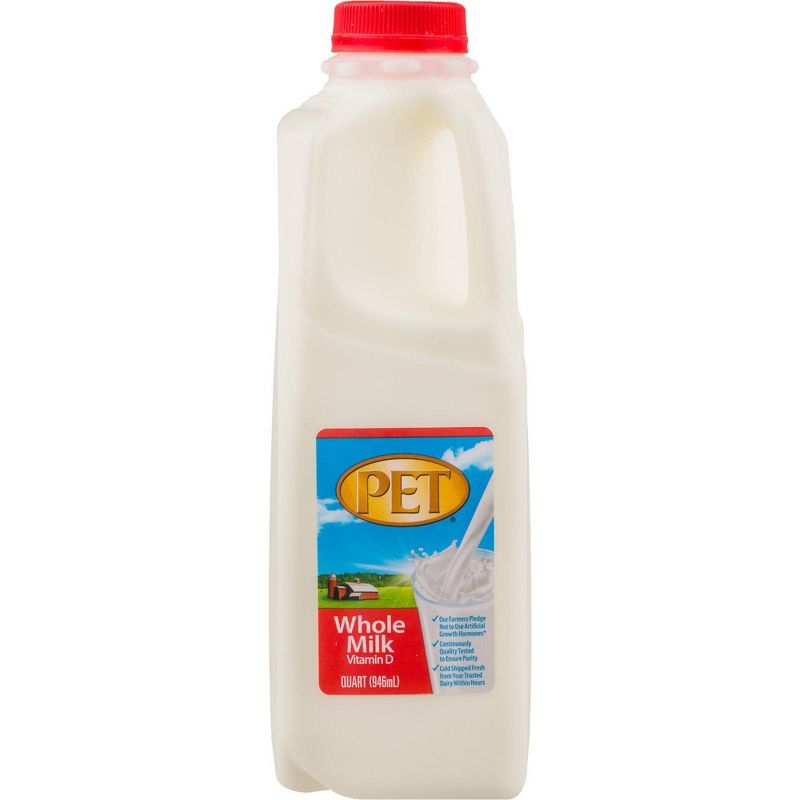 PET Dairy Whole Milk - 1qt, 1 of 6
