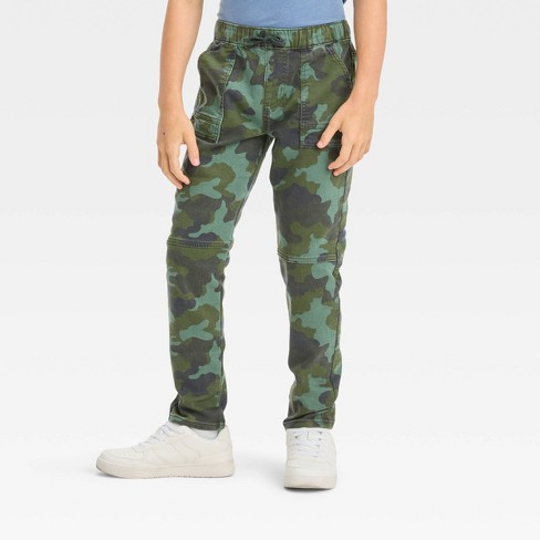 Boys' Skinny Fit Ripstop Pull-On Jogger Pants - art class™ Olive Green 6