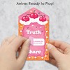Big Dot of Happiness Hot Girl Bday - Vintage Cake Birthday Party Game Pickle Cards - Truth, Dare, Share Pull Tabs - Set of 12 - 2 of 4