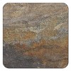 Pimpernel Earth Slate Coasters - Set of 6 Faux Stone Cork Backed Drink Mats with Natural Texture - Heat Resistant Wipe Clean Table Protectors - 4 of 4