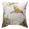 Manual Woodworks and Weavers Hummingbird Garden Throw Pillow – 12x12 Climaweave Outdoor Accent - 2 of 3