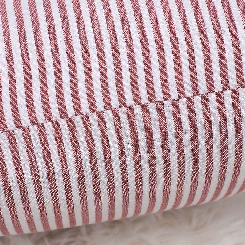 PiccoCasa Woven Striped Lumbar Throw Pillow Cover Set Decors Rectangle Farmhouse Pillow Case 2 Packs, 6 of 8