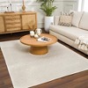 Hauteloom Fadey White 3D Washable Rug - 2 of 4