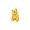 Black Bow Jewelry Cute Kitten Bead Charm in 14k Yellow Gold Plated Sterling Silver - 2 of 4