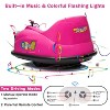 Coucheta Kids Bumper Car, 12V Electric Ride-On with Parent Remote Control, 360¡ã Spin, LED Lights & Music - 4 of 4