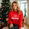 Simply Sage Market Women's Graphic Sweatshirt Gangsta Wrapper Presents - 2 of 4