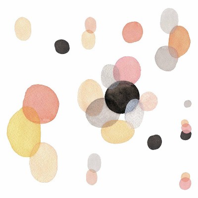 Abstract Watercolor Shapes Peel and Stick Giant Wall Decals