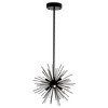 CWI Lighting Savannah 6 Light Chandelier With Black Finish - 4 of 4