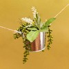 Juvale 12-Pack Mini Decorative Galvanized Metal Buckets with Handles 4.5 x 3.5 In - 2 of 4
