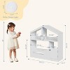 Homhougo 2 Tier Kids Bookshelf with Motion Sensor Light, Wooden Book Rack & Toy Organizer for Nursery, Playroom, Kids’ Room or Classroom - 2 of 4
