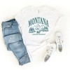 Simply Sage Market Women's Montana Forest Scene Short Sleeve Graphic Tee - 3 of 4