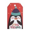 Wrapables Christmas Holiday Gift Tags/Kraft Paper Hang Tags for Gift-Wrapping, Labeling, Package Decoration, (50pcs), Holiday Cheer - 3 of 4