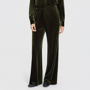 Women's Velvet Pull-On Pants - Universal Thread™ - 1 of 3