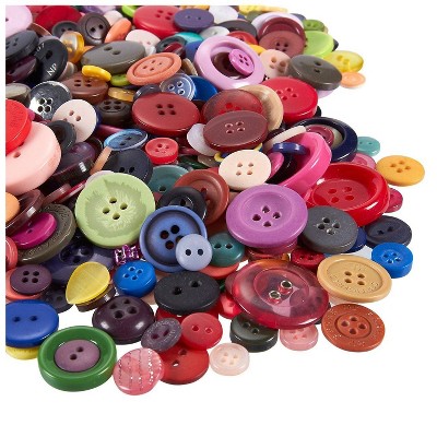 50g Trimming Shop Round Resin Buttons 2 & 4 Holes Assorted Mixed Colours and Sizes For Sewing Craft Mixed Grey Children’s Handmade Decoration DIY Project