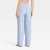 Women's Striped Cotton Blend Pajama Pants - Auden™ - 2 of 4