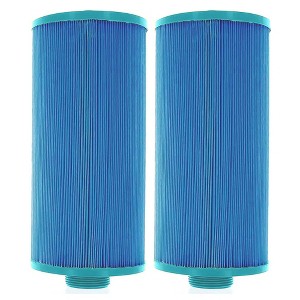 Hurricane Filters Elite Aseptic Spa Filter Cartridge for Unicel 4CH-24, PGS25P4, Filbur FC-0131, After Hours Spas, Nemco Spas, and Threaded 25, 2 Pack - 1 of 4