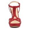 Allegra K Women's T Strap Open Toe Platform Stiletto Heel Sandals - 3 of 4