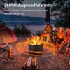 Smokeless Fire Pit, Outdoor Wood Burning Portable Firepit with Removable Ash Pan, Bonfire Pit with Poker, Stand for Outside, Backyard, Patio - 2 of 4
