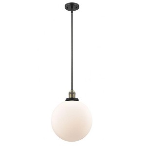 Beacon - 1 Light Stem Hung Mini Pendant In Industrial Style-15 Inches Tall and 12 Inches Wide - 1 of 1