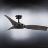 Urban Ambiance Luxury Modern Ceiling Fan 11.5''H x 54''W,  Midnight Black Finish,  Newcastle Collection, UHP9272 - 4 of 4