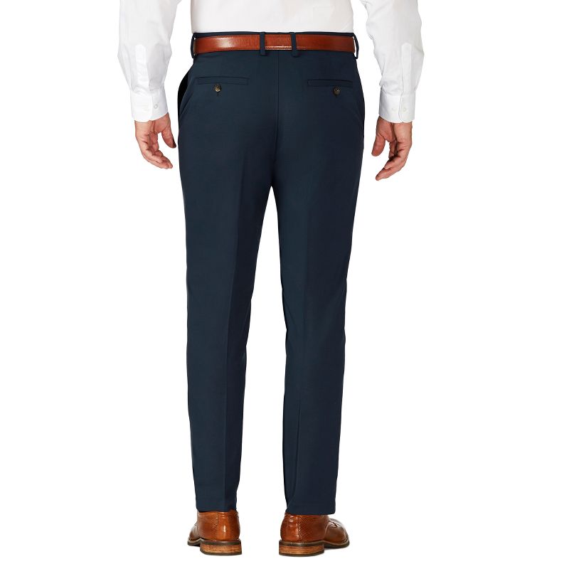 Haggar H26 Men's Tailored Fit Premium Stretch Suit Pants, 3 of 6