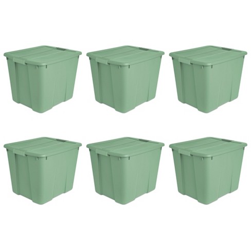 Sterilite 56 Quart Plastic Stackable Storage Container Tote, Crisp Green, 8  Pack, 1 Piece - Fry's Food Stores