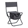 CAVINAS 2-Piece Lawn Chairs Folding with Storage Bag, Lightweight Steel Folding Camping Chairs for Adults, Oxford Cloth Portable Outdoor Chair - 4 of 4