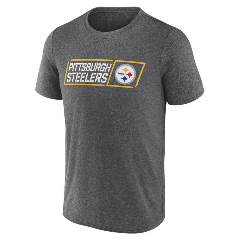 NFL Pittsburgh Steelers Men&#39;s Quick Tag Athleisure T-Shirt, 2 of 4
